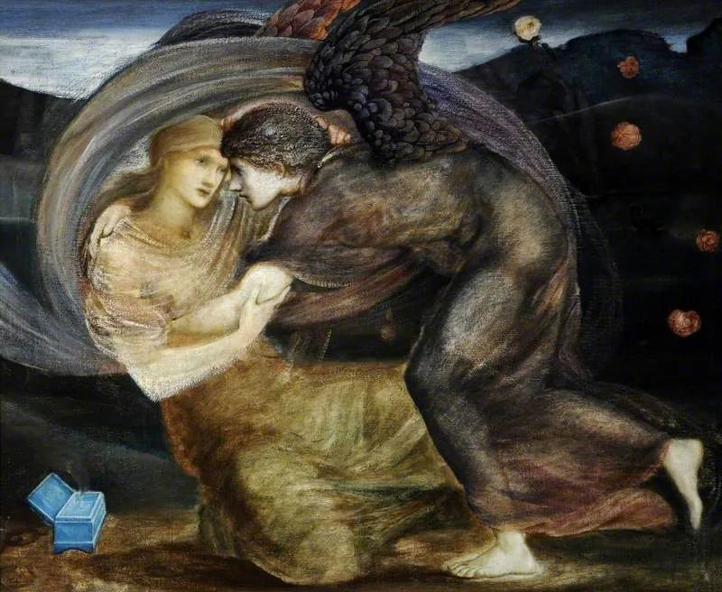 Cupido entregando a Psique - Edward Burne-Jones