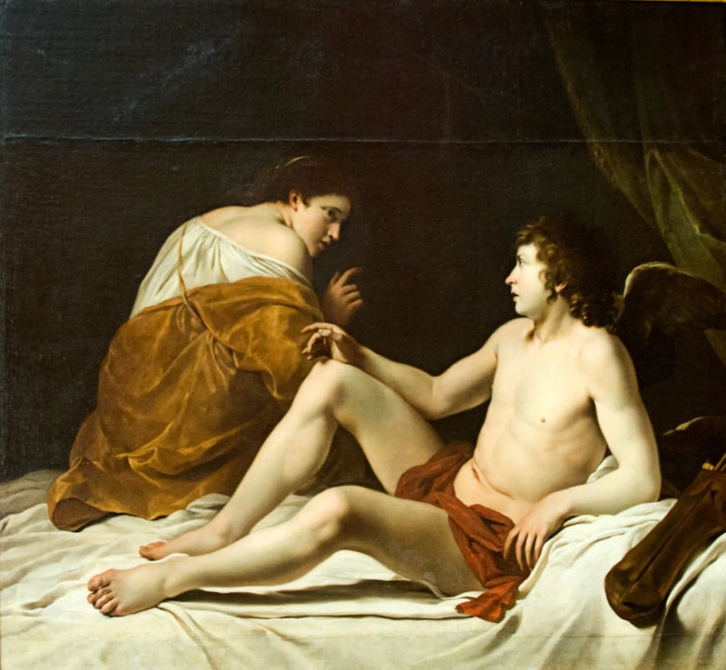 Cupido y Psique - Orazio Gentileschi