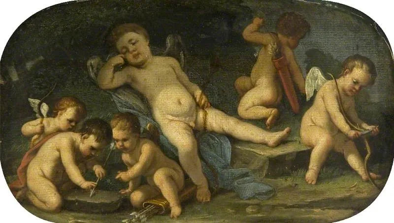 Cupidos en acción - Luca Giordano