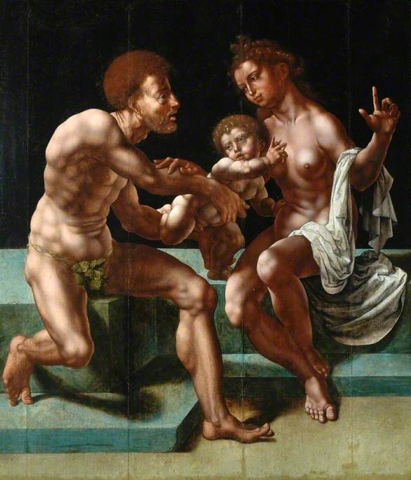 Cybèle implora a Saturno que perdonara a su hijo - Jan Gossaert