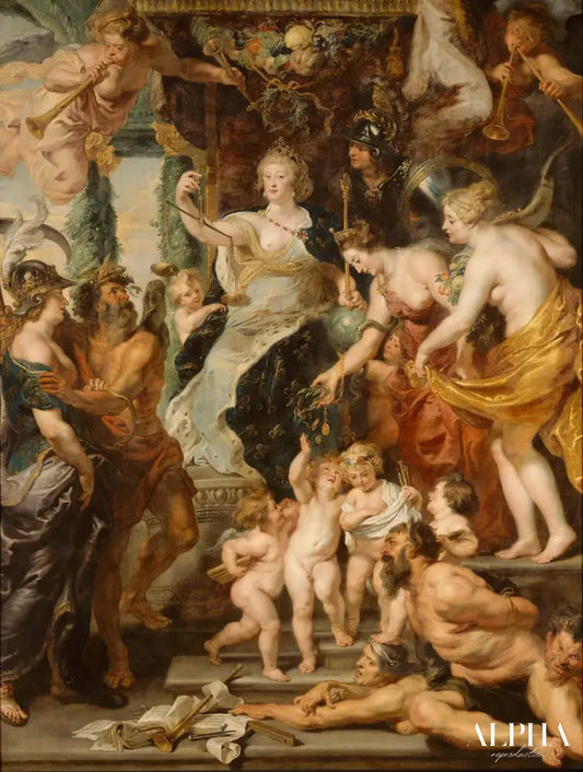 Cycle de Médicis : La régence heureuse - Peter Paul Rubens - Reproductions de tableaux et peintures haut de gamme