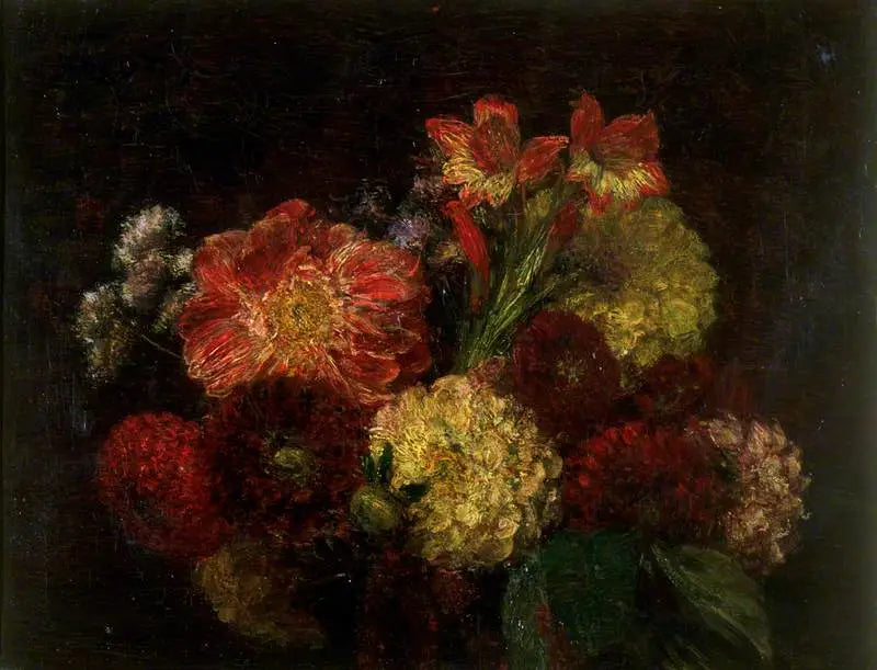 Dalias - Henri Fantin-Latour