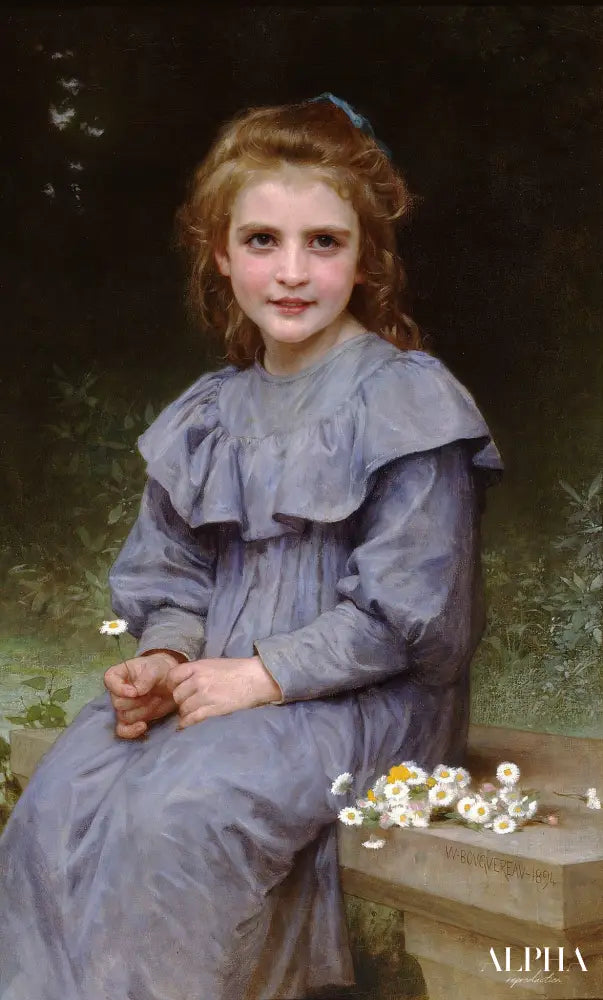 Daisy - William Bouguereau Reproductions de tableaux à la peinture à l’huile