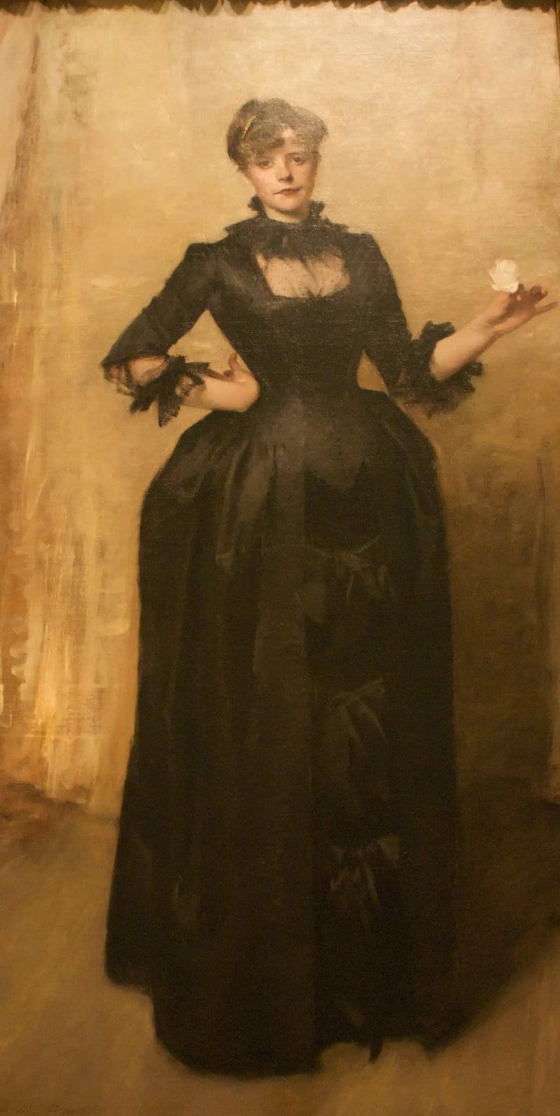 Dame a la rosa (Charlotte Louise Burckhardt) - John Singer Sargent