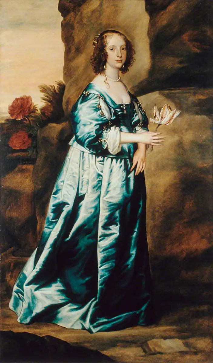 Dame a la tulipán - Antoine van Dyck