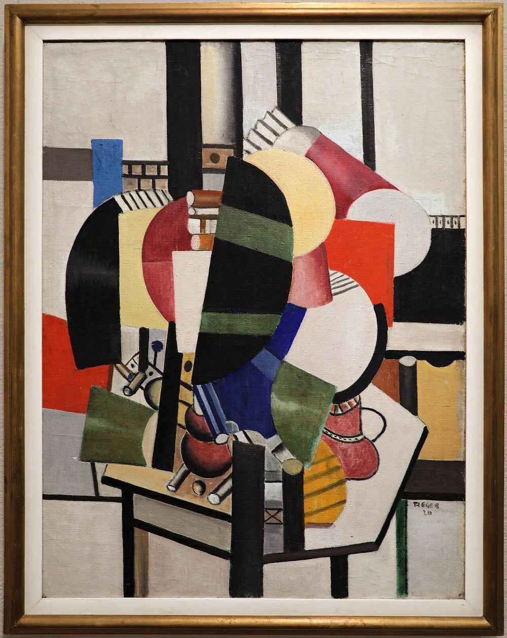 Dame à sa coiffeuse - Fernand Léger image 1 copie de tableau peinte à la main