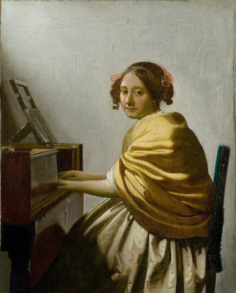 Dama sentada al virginal - Johannes Vermeer