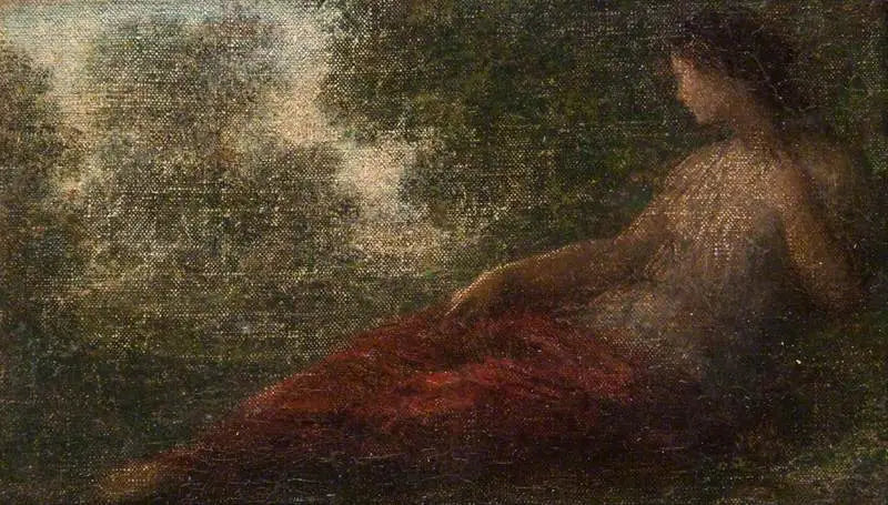 Dame en reposo - Henri Fantin-Latour