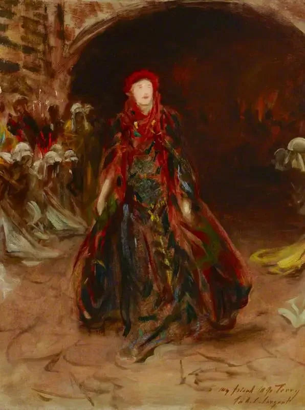 Dame Ellen Terry (1847-1928) en el papel de Lady Macbeth en « Macbeth » de William Shakespeare - John Singer Sargent