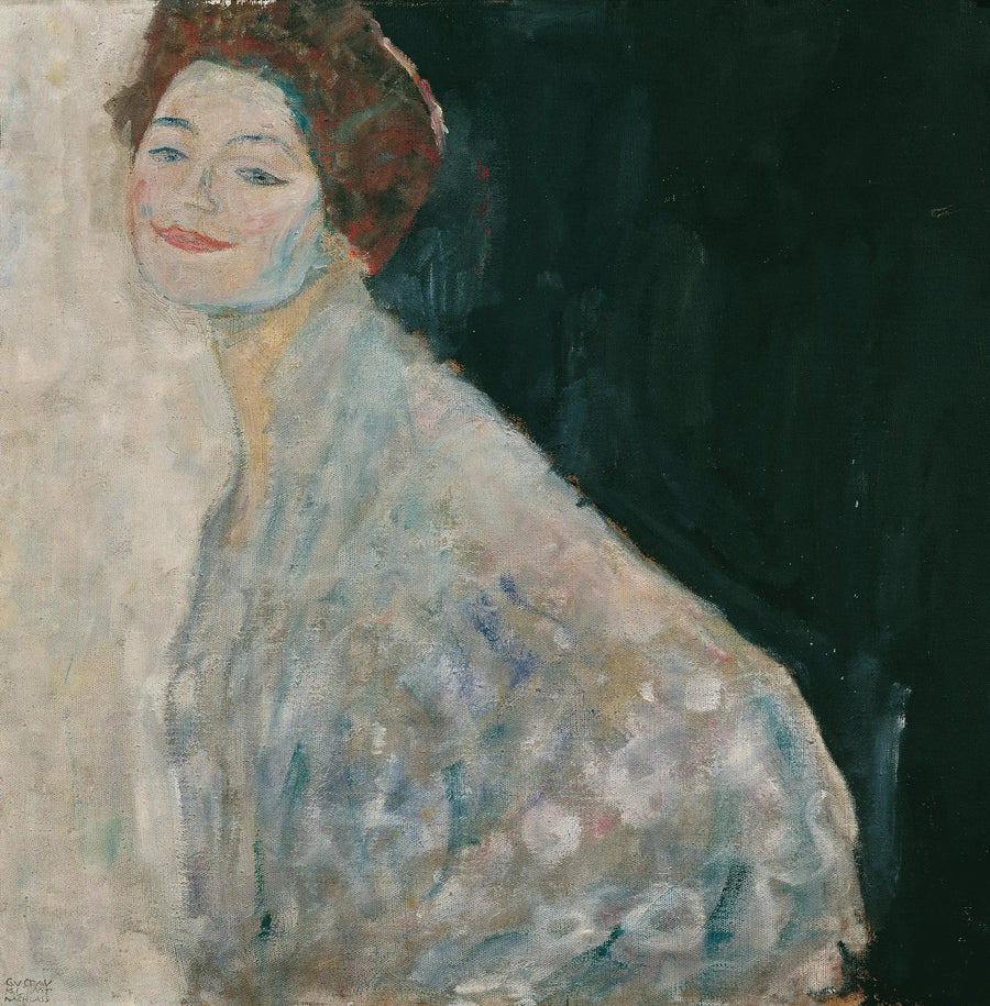 Dama en blanco - Gustav Klimt