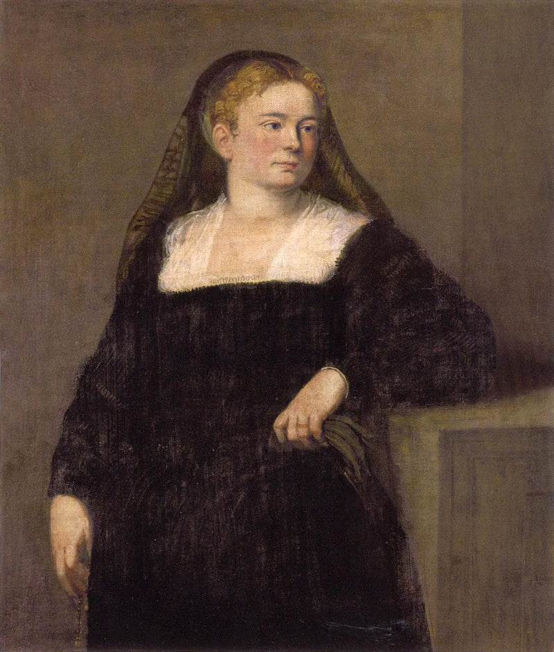 Dame en duelo - Jacopo Tintoretto