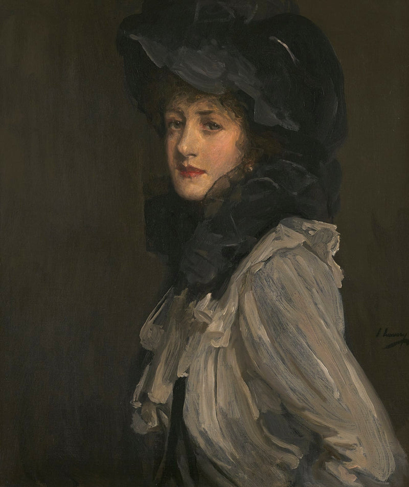 La dama de gris y negro - John Lavery