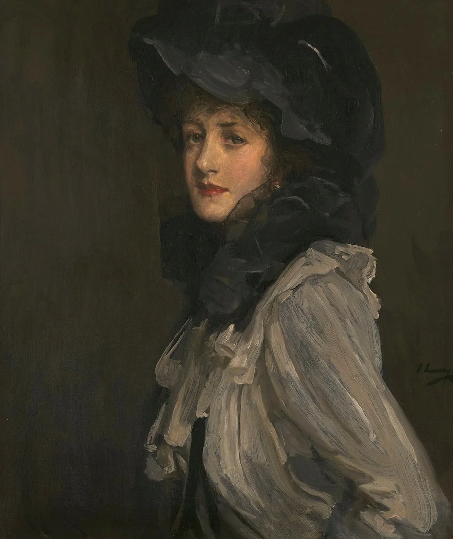 La dama de gris y negro - John Lavery