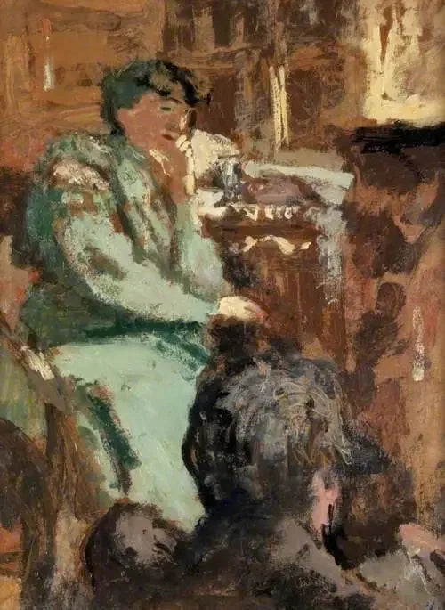 Dame en verde - Édouard Vuillard