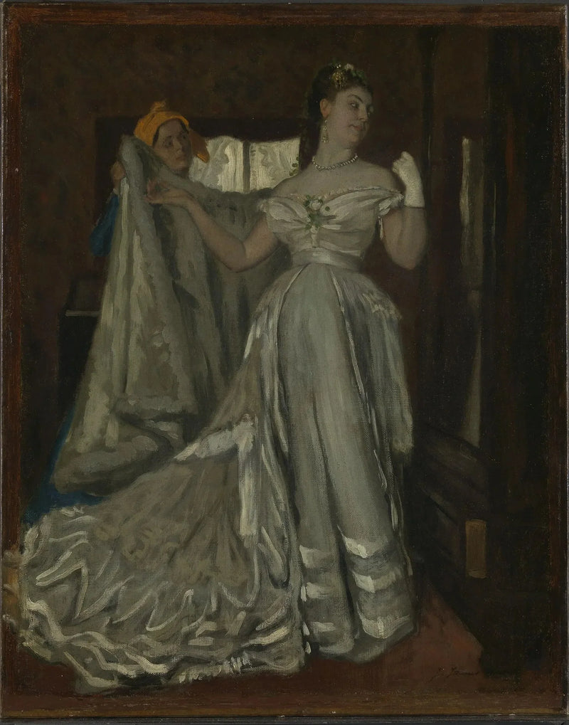 Dama y doncella - James Tissot