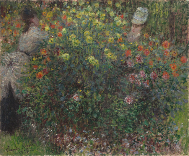 Damas en flores W383 - Claude Monet