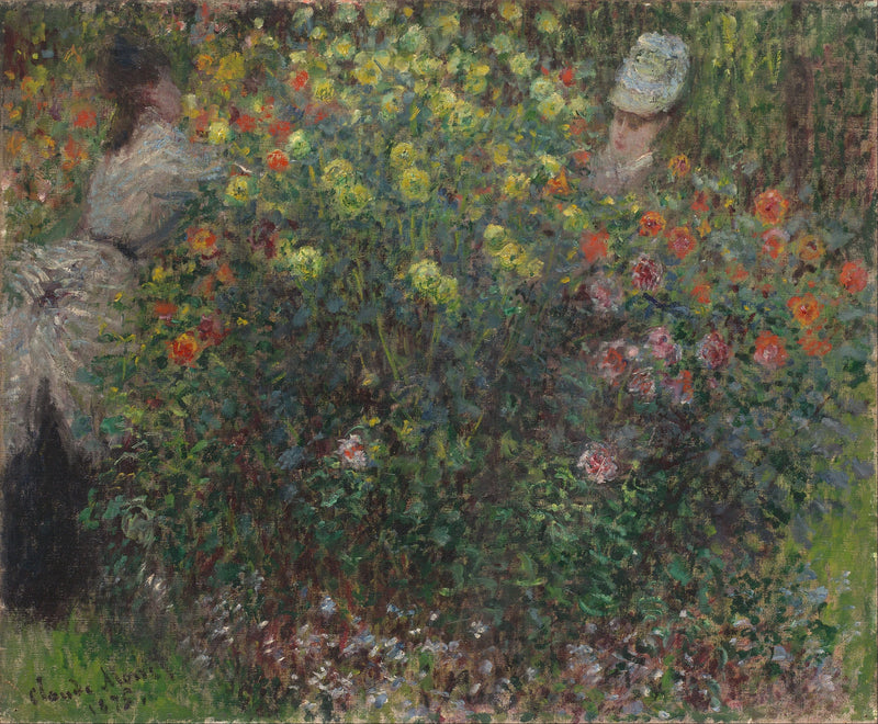 Damas en flores W383 - Claude Monet