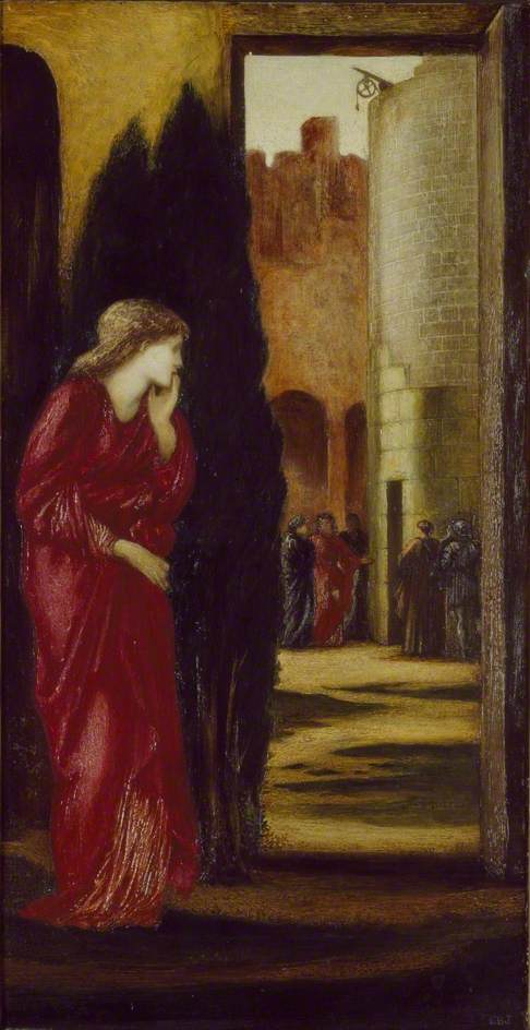 Danaé et la Tour d'airain - Edward Burne-Jones image 1 copie peinte à la main à l’huile