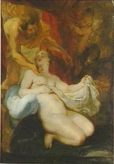 Danaé recibiendo a Júpiter bajo la forma de una lluvia de oro (Ovidio, Metamorfosis 4:611) - Peter Paul Rubens