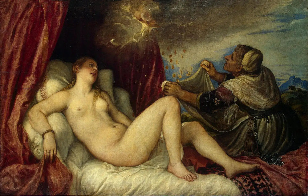 Danaé - Titian image 1 reproduction d’œuvre d’art à l’huile
