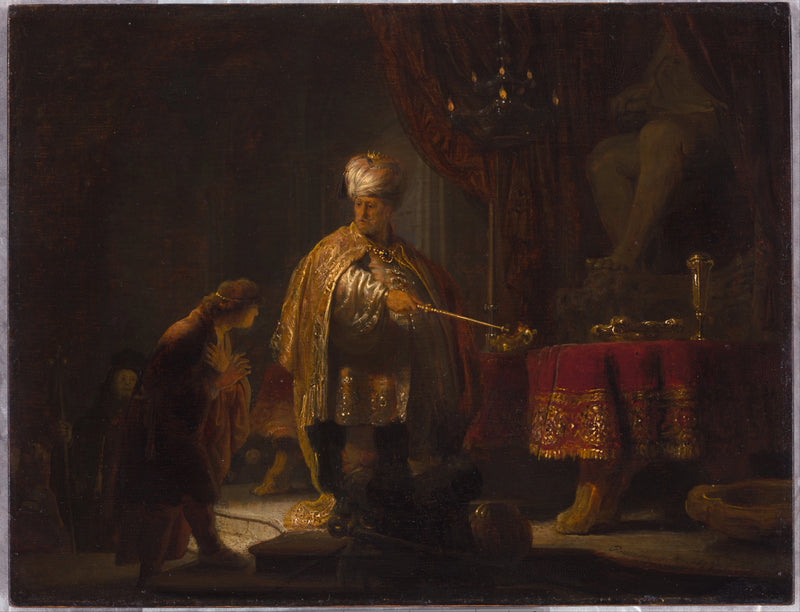 Daniel y Ciro ante el ídolo Bel - Rembrandt
