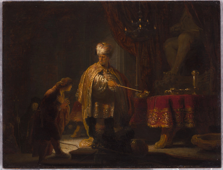 Daniel y Ciro ante el ídolo Bel - Rembrandt