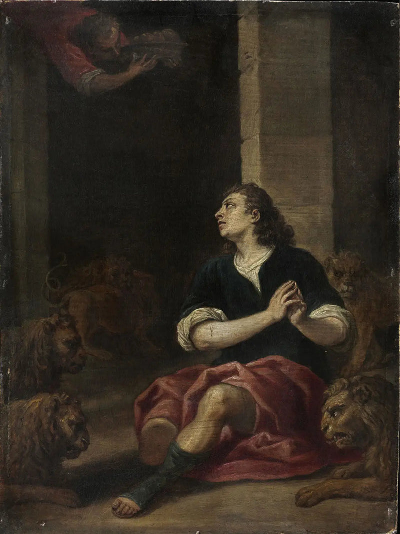 Daniel en la fosa de los leones - David Teniers el Joven