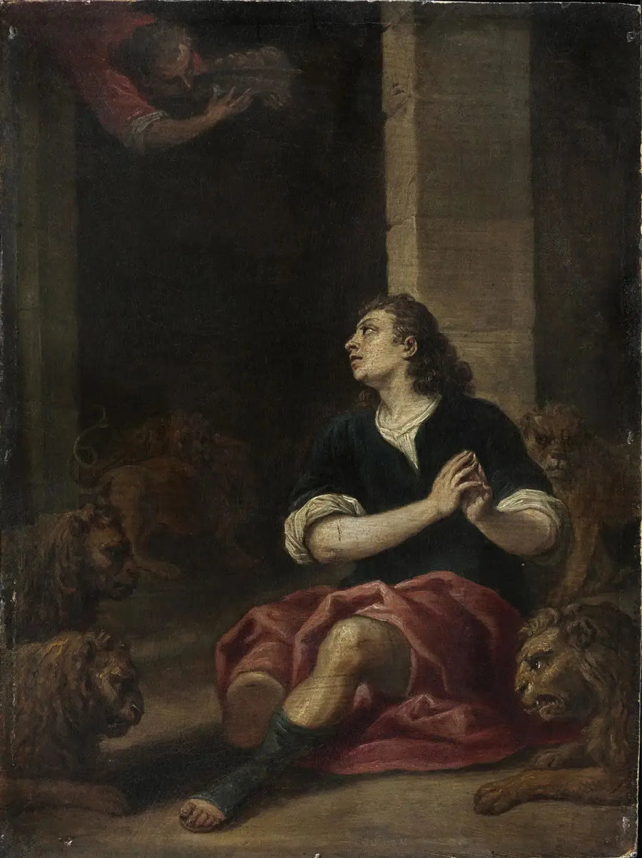 Daniel en la fosa de los leones - David Teniers el Joven
