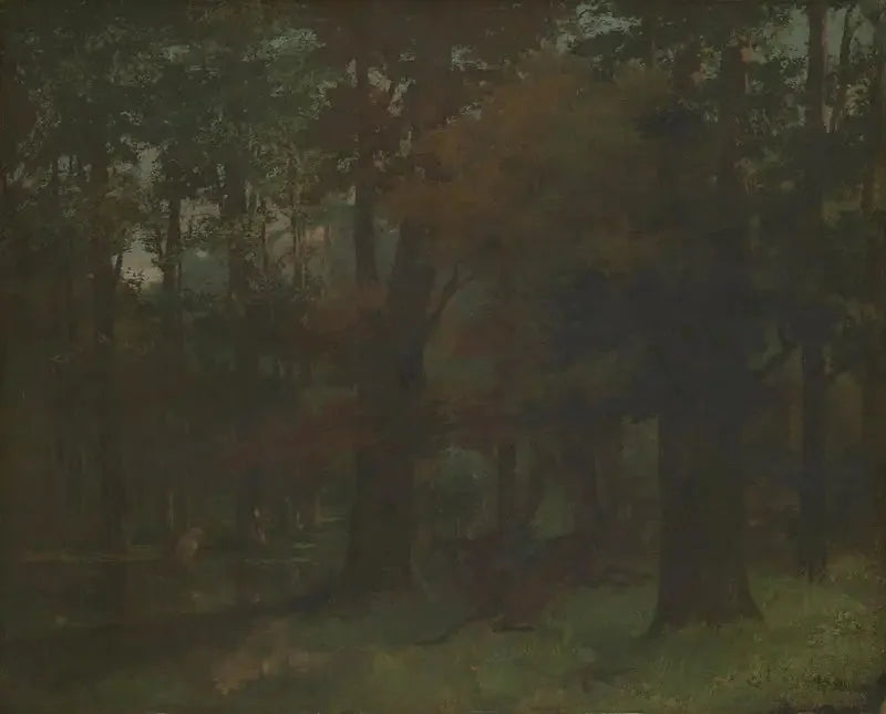 En el bosque - Gustave Courbet