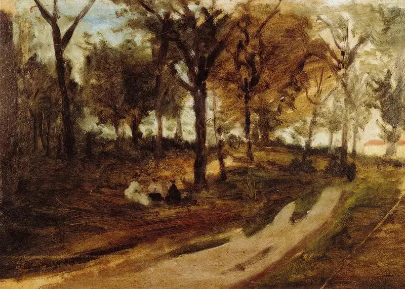 En el bosque, Saint-Cloud - Paul Gauguin