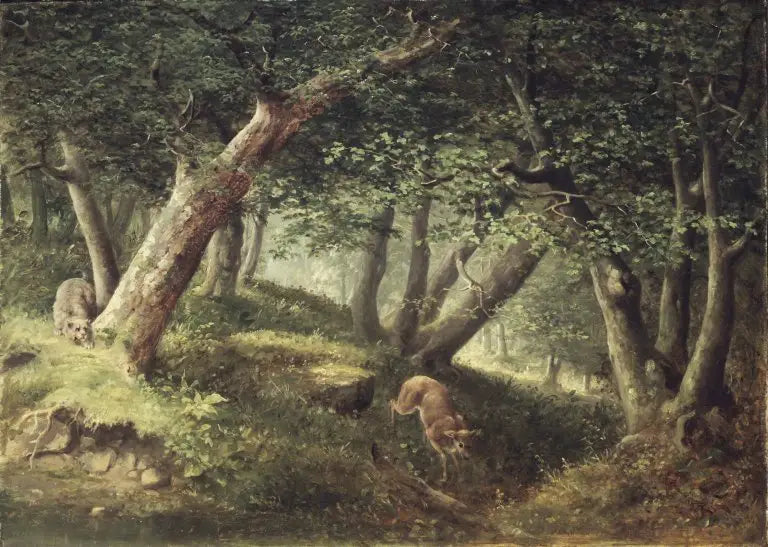 En el bosque - William Holbrook