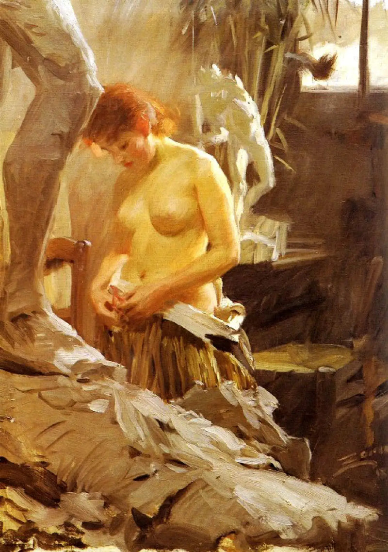 En el taller de Wikströms - Anders Zorn