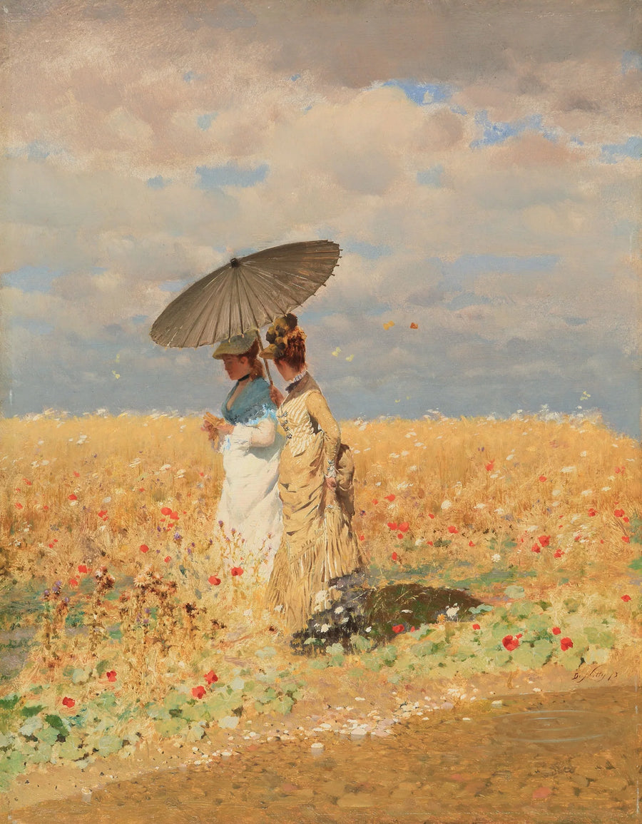 En el trigo - Giuseppe De Nittis
