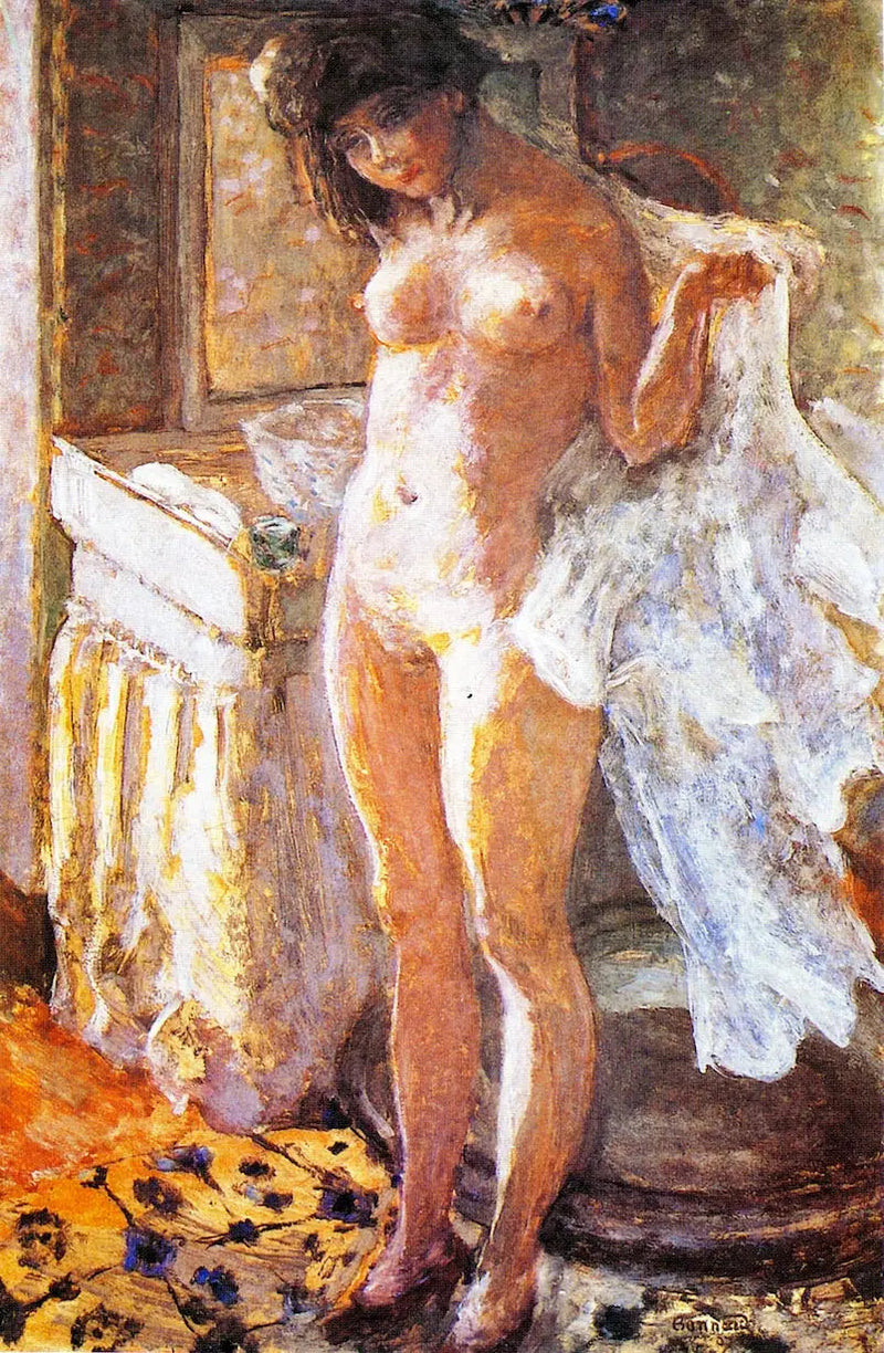 En el tocador - Pierre Bonnard
