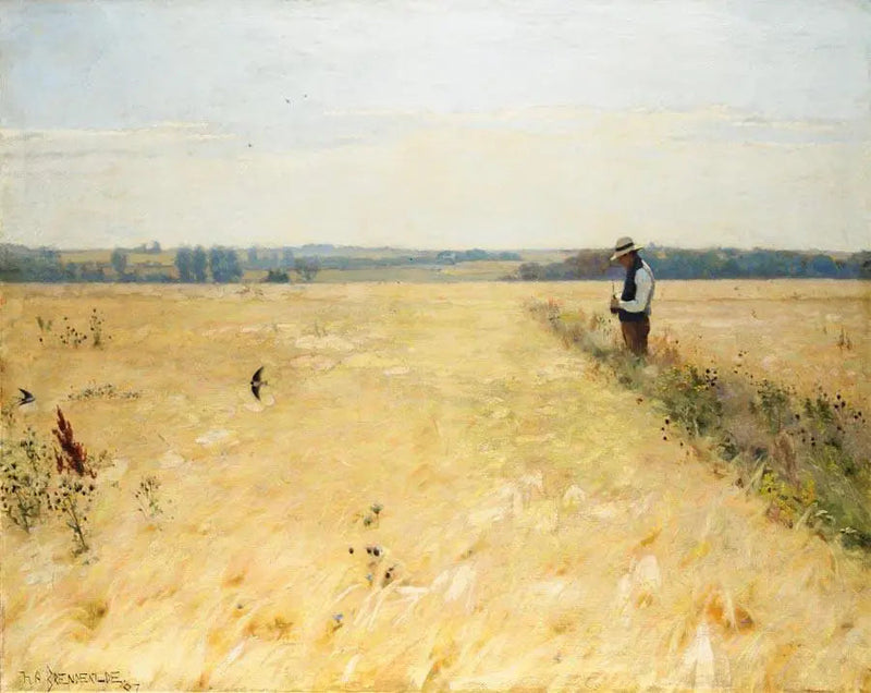 En el campo de maíz. - H. A. Brendekilde