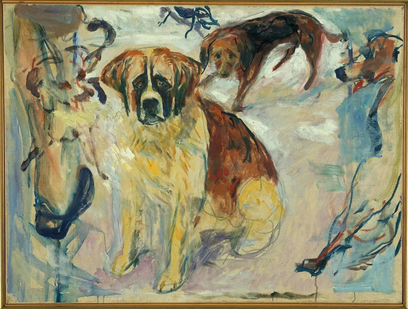 En el perrera - Edvard Munch