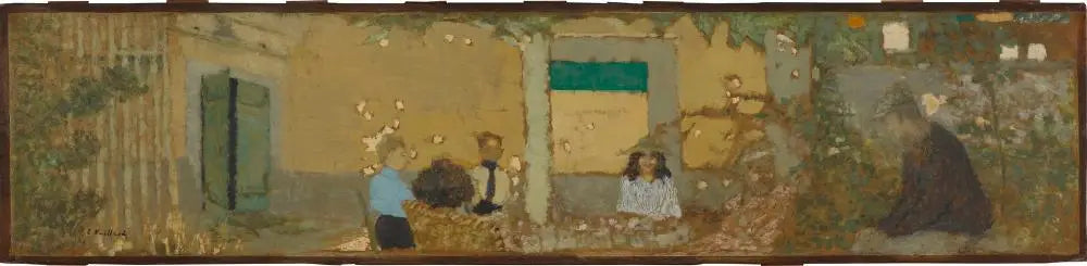 Dans le jardin chez Vallotton - Édouard Vuillard - Alpha Reproduction