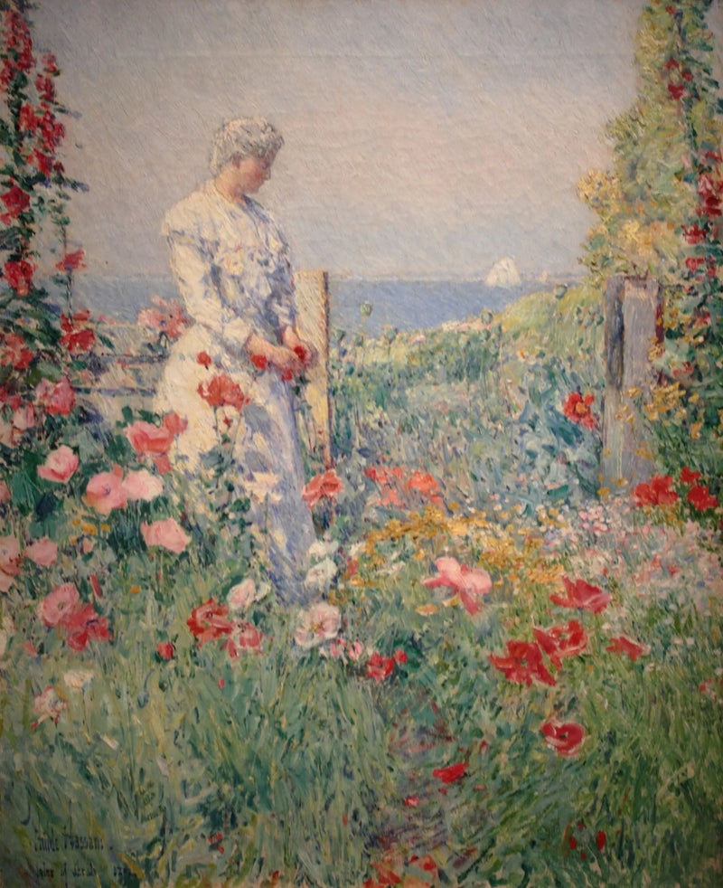 En el Jardín - Childe Hassam