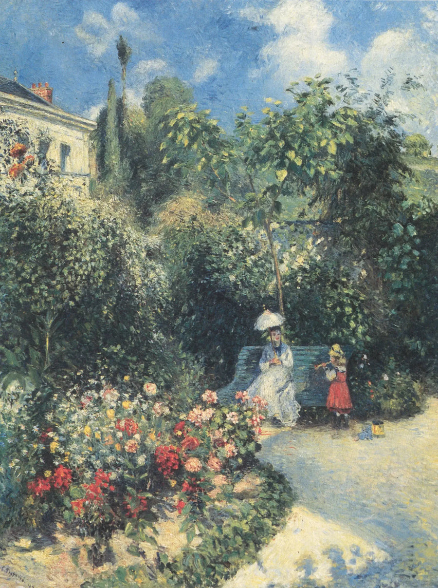 En el Jardín de los Mathurins, Pontoise - Camille Pissarro