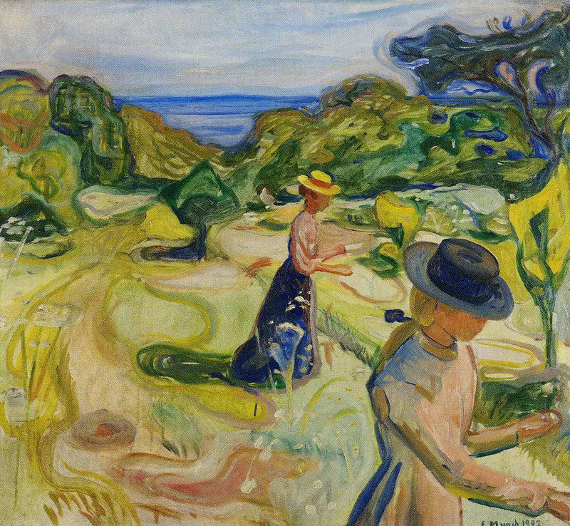 En el jardín - Edvard Munch