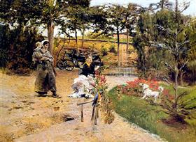 En el jardín - Giovanni Boldini