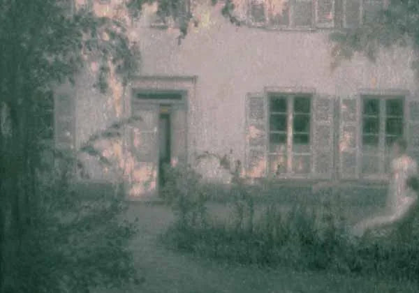 En el jardín - Henri Le Sidaner