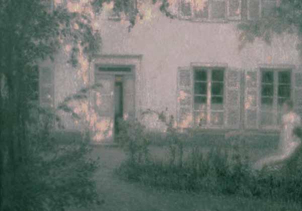 En el jardín - Henri Le Sidaner