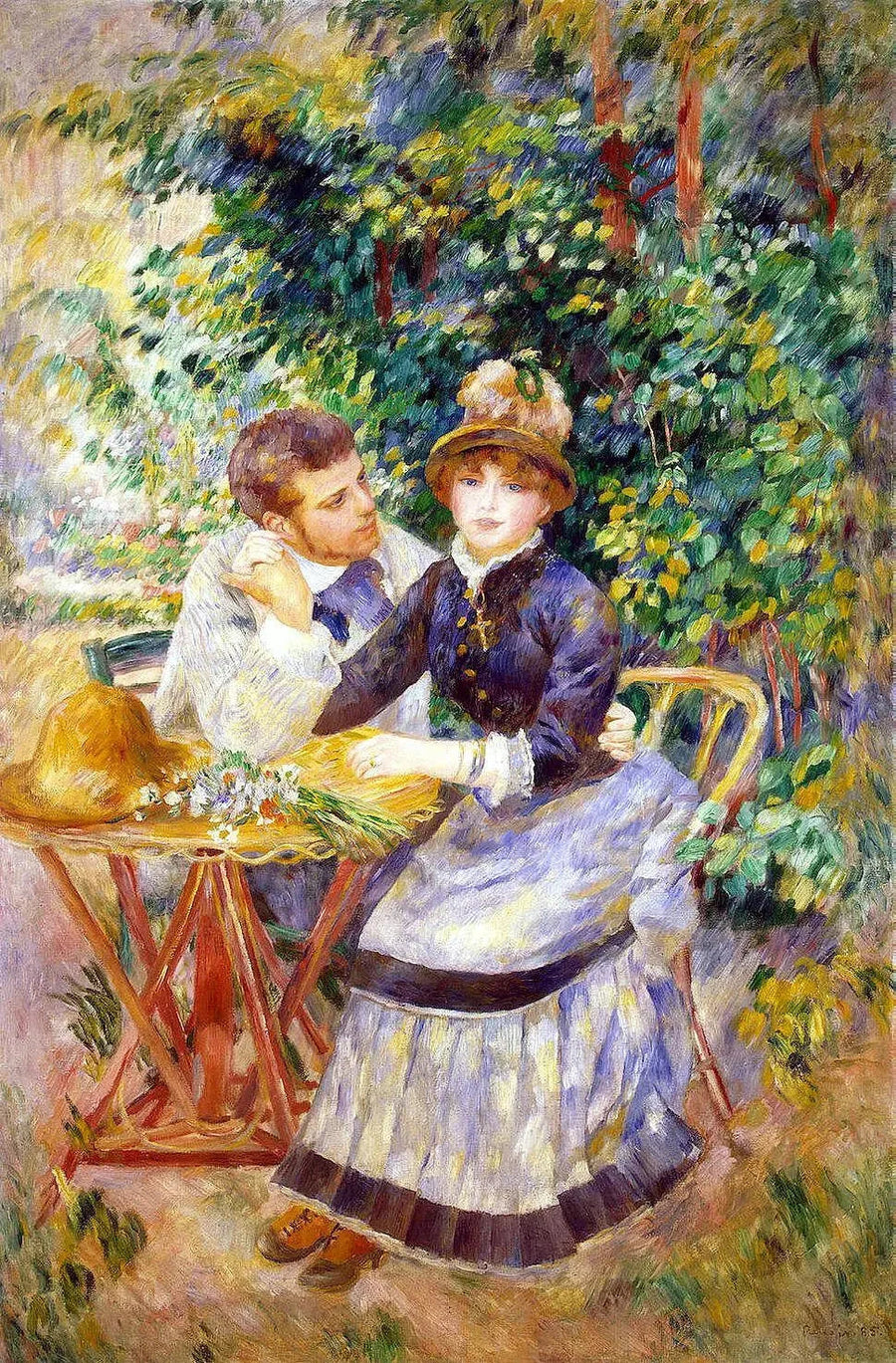 En el jardín - Pierre-Auguste Renoir