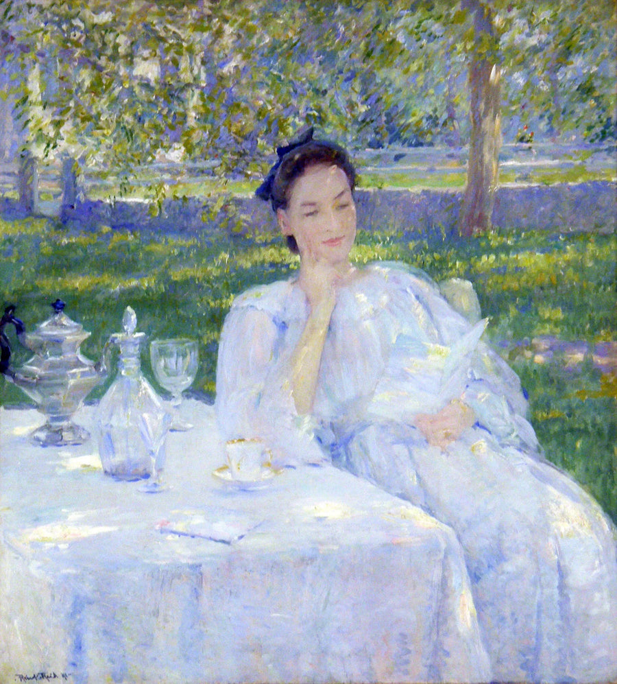En el jardín - Robert Lewis Reid