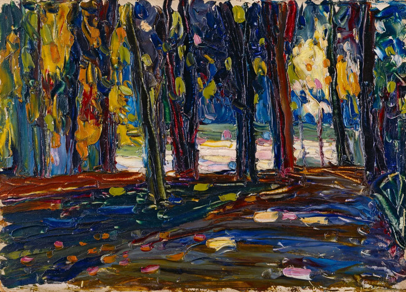 En el parque de Saint-Cloud - Otoño II - Vassily Kandinsky