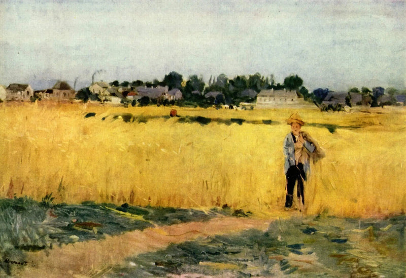 En los trigales - Berthe Morisot