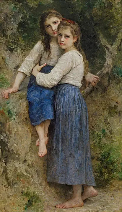 En el bosque - Bouguereau
