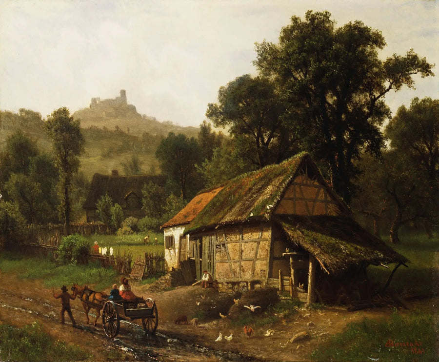 En las estribaciones - Albert Bierstadt