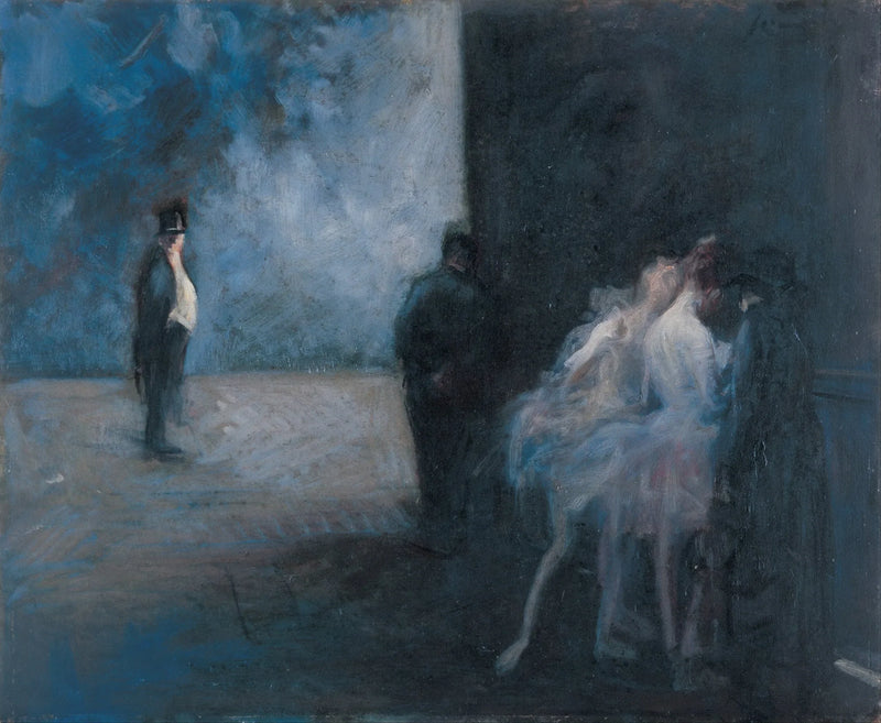Entre bastidores – Sinfonía en azul - Jean-Louis Forain